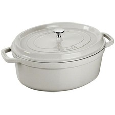 Cocotte STAUB 33 cm Truffe blanche fonte