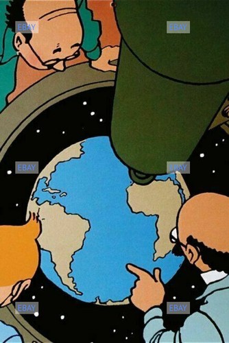 Postcard print hergé - hergÉ, /
