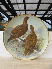 ASSIETTE DE COLLECTION FRANKLIN COUPLE OISEAUX 22,7 cm 