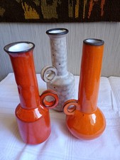 Lot 3 vases en céramiques Dlg Ruelland 1960 1970 Françaises ou scandinaves  ++++