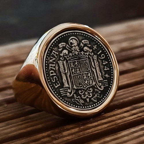 Bague chevalière ronde - chevalière,