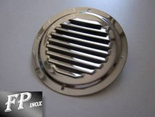 Grille Aération Ronde Diamètre 128mm inox 316