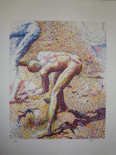 Henry cueco lithographie - lithographie, paris