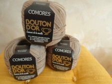 Pelotes COMORES BOUTON d'OR