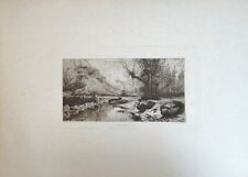 ADOLPHE APPIAN AU VALMOREY Ain Vallis Romana sous Jules César EAU-FORTE1869