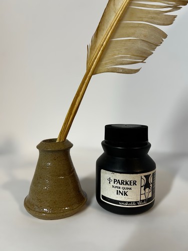 Vintage parker quink feather - parker,