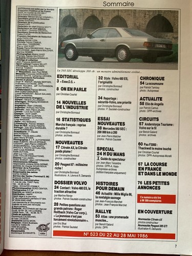 Auto hebdo 06 1986 - b)auto, 18/06/1986