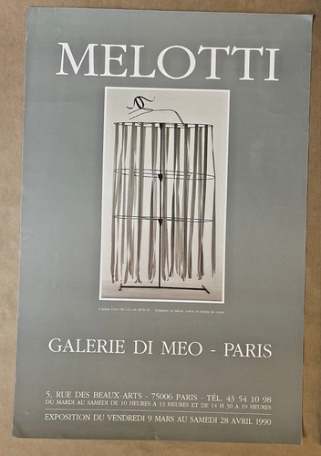 Fausto melotti original offset - fausto,
