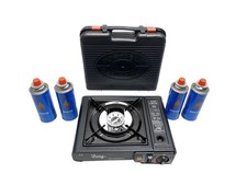 Réchaud à gaz de camping SMH LINE 4 cartouches de gaz 227g 34 x 28 x 10cm...