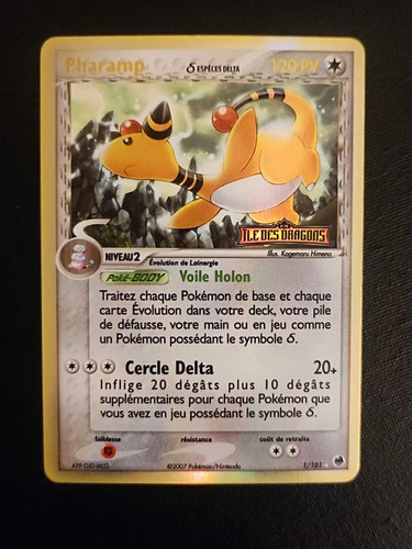 Carte pokémon pharamp holo - carte,