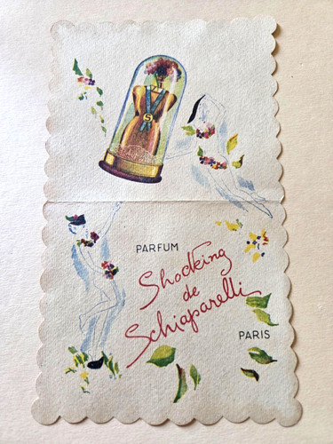 Carte parfumée ancienne - parfumée,