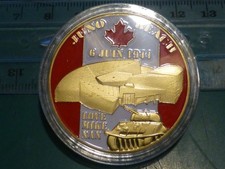 MEDAILLE COLORISEE - CANADA - JUNO BEACH - D-DAY - RARE & QUALITE FDC !