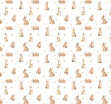 Papier Peint Miniature Pour Maison De Poupée Lapin Brun À Motif D'Étoiles 1:12