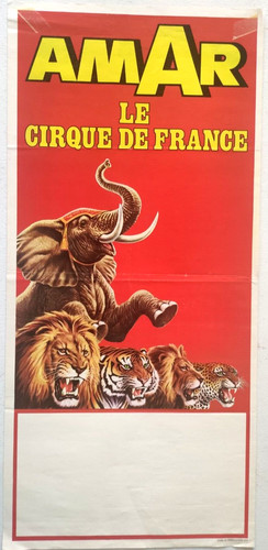 Affiche originale cirque - ,
