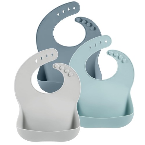 Lot bavoirs en silicone - de, 3