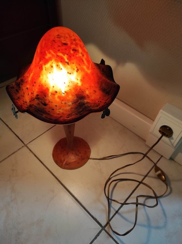 Ancienne lampe champignon - lampe,