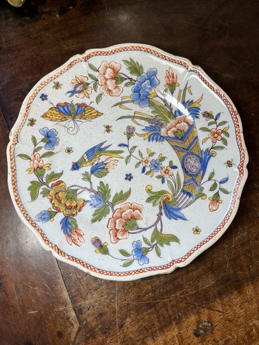 Ancienne assiette faience - ancienne,