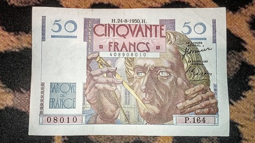 Billet francs le - francs,