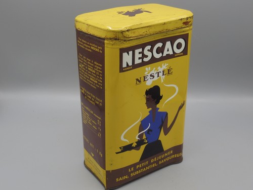 Boîte métal nescao - boîte,