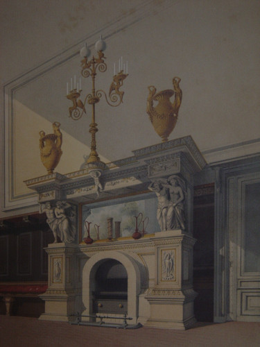 Lithographie cheminée - lithographie,