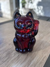 Chat Maneki Neko cristal de