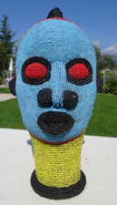 Tête Bamiléké en terre cuite  28.5 cm  Cameroun  Art Africain