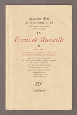 Ecrits de Marseille Tome IV
