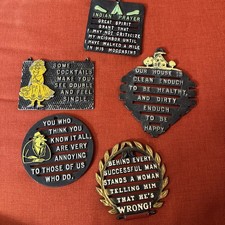 VTG 60s Funny Wall Plaque