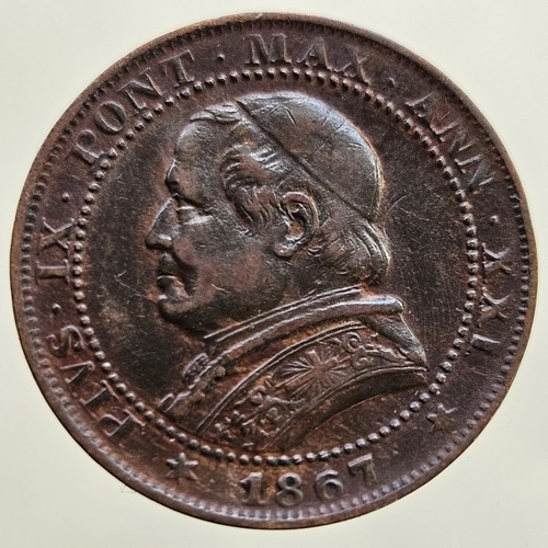 Vatican soldo 1867 rome - vatican, r