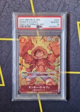 PSA 10 Monkey D. Luffy OP01-024 The Best PRB-01 Japanese One Piece TCG ??