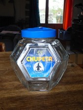 bocal à bonbon en verre pour les sucettes CHUPETA vintage delco cuisine