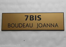 plaque gravée personnalisée