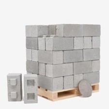 Poupées Maison Construct-A-Block 50 Béton Blocs Sur Palette Building Composant