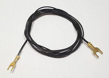 Câble de masse, terre phono universel pour platines larges 150 cm noir 59 pouces