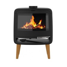 supra poêle à bois fonte 10kw noir FR9016130B kris