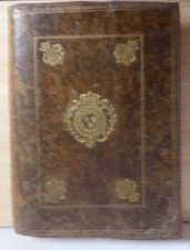 Ancienne Couverture de livre - Liseuse en cuir