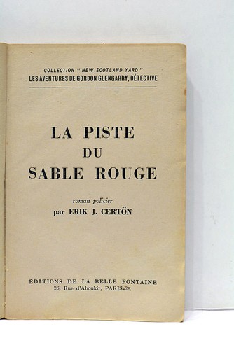 Certön piste sable - piste, du