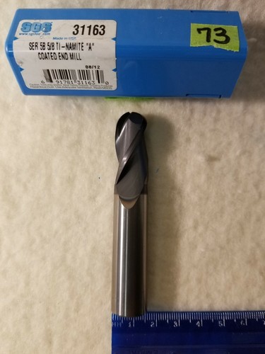 Sgs end mill 31163 8 - end, 5/8"