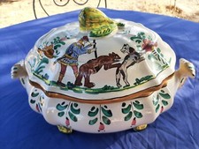 SOUPIERE EN FAÏENCE DERUTA -