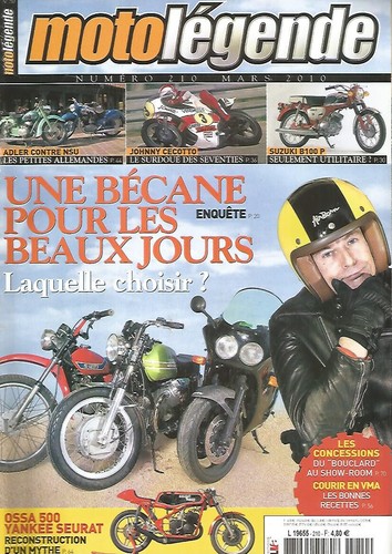 Moto legende 210 adler - n°210,