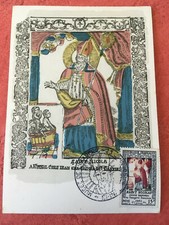 Carte FDC France 1er jour Saint-Nicolat N° 904 à Epinal de 1951