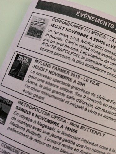Mylène farmer flyer - fl#27,,