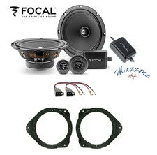 Focal ASE-165 Set 4 Haut Parleur Pour Audi A5 De 2007-2017 Brkt / Conn Post