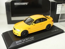 BMW SERIE 1 M COUPE 2011 Jaune MINICHAMPS 1:43