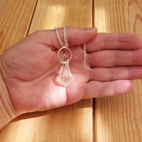 Pendule cristal de roche - ,