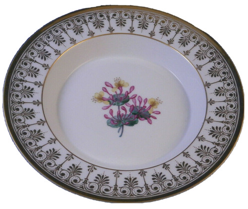 Assiette florale porcelaine - florale,
