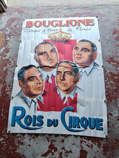 affiche de cirque ancienne originale*** bouglione  260 cm par 150 cm ****