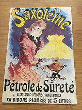 CARTE CP PETROLE DE SURETE SAXOLEINE LAMPE  / FEMME COSTUME MODE / DELTA