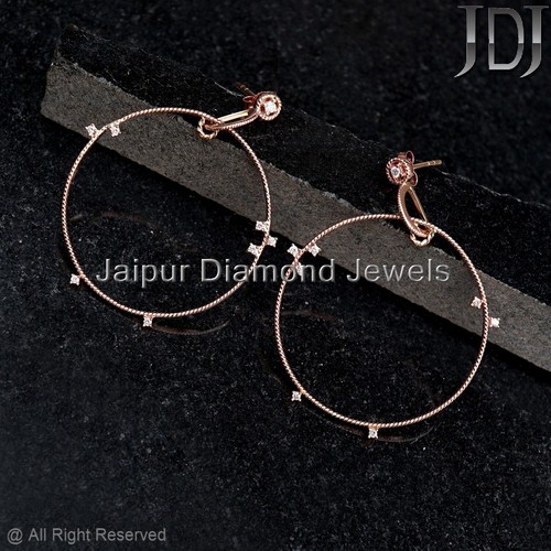 Solide 14k rose naturel - or,