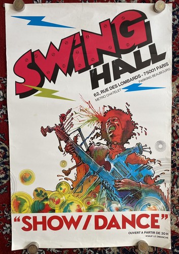 Affiche swing hall paris - swing, jimi